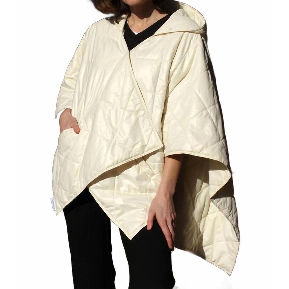 NEW RAINRAPS women's rain puffer jacket in ivory pufferrap